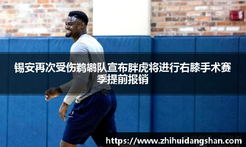 锡安再次受伤鹈鹕队宣布胖虎将进行右膝手术赛季提前报销